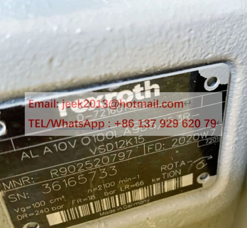 11C2461 PISTON PUMP FOR LIUGONG WHEEL LOADER ALA10VO100LA9DS53R-VSD12K15