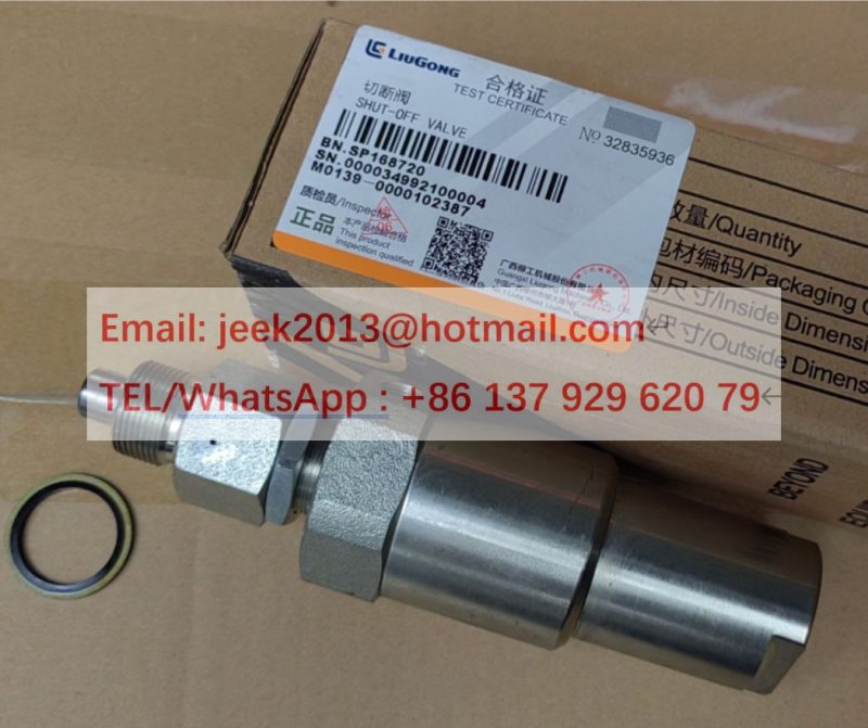 SP168720 SHUT OFF VALVE FOR LIUGONG WHEEL LOADER