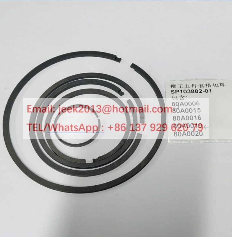 80A0006 80A0015 80A0016 80A0019 80A0020 SNAP RING FOR LIUGONG WHEEL LOADER
