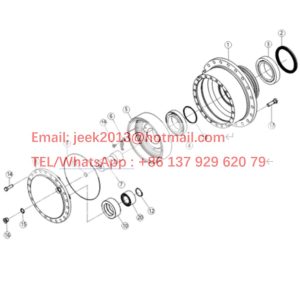 41C1616 HUB REDUCER ASSY FOR LIUGONG CLG856H WHEEL LOADER